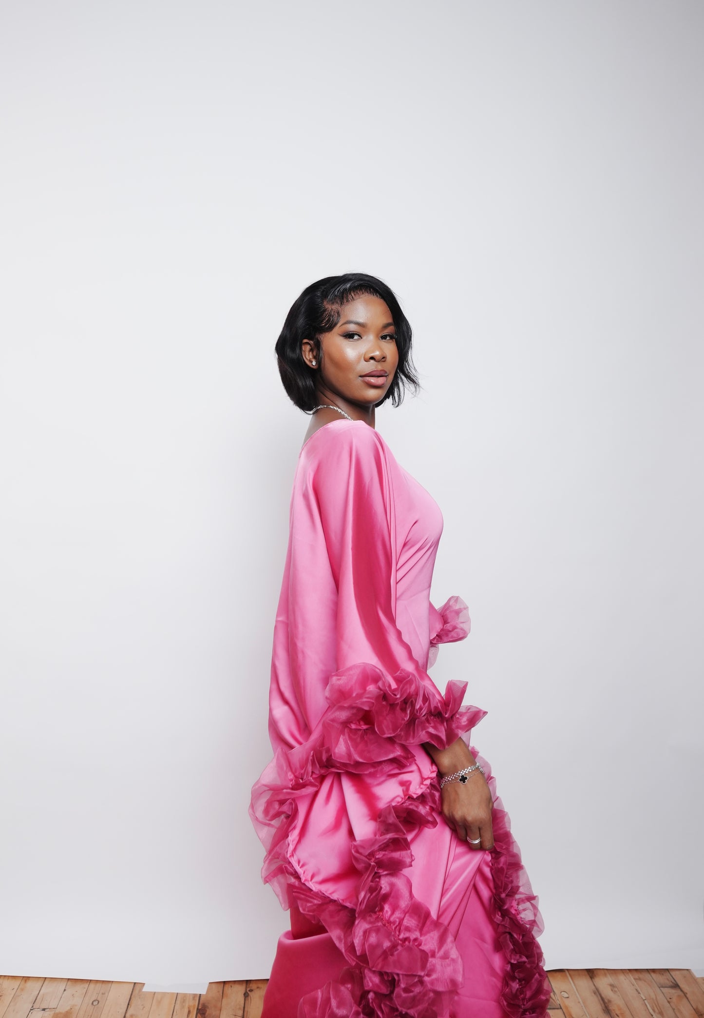The Crimson Bloom Dress