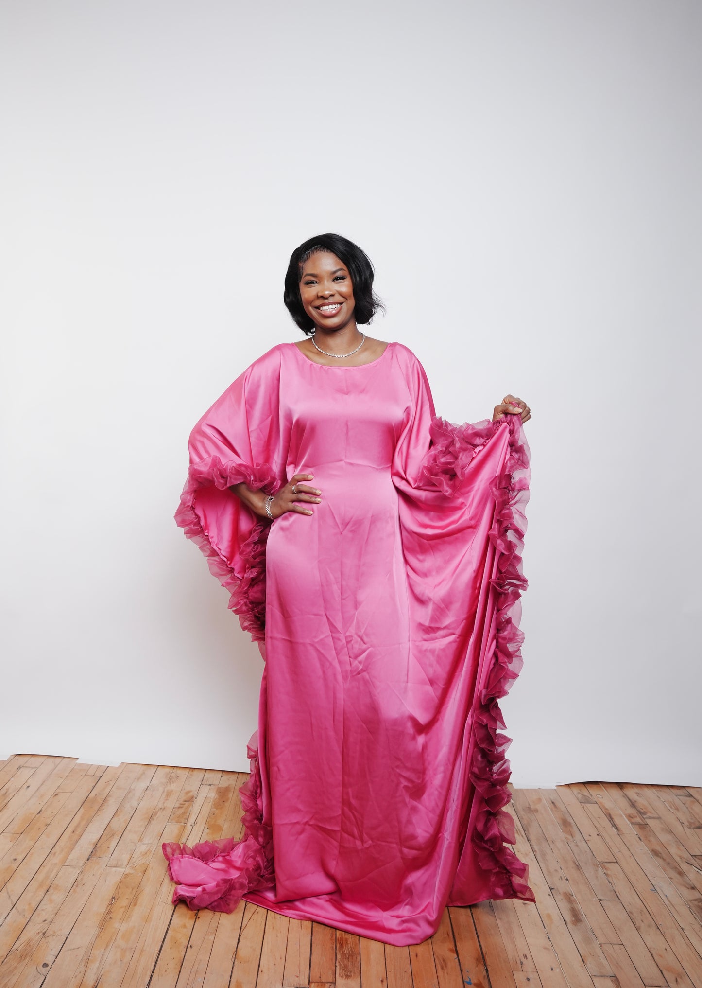 The Crimson Bloom Dress
