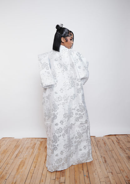 Golden Bloom Luxe Kaftan Set