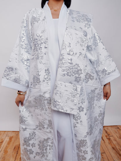 Golden Bloom Luxe Kaftan Set