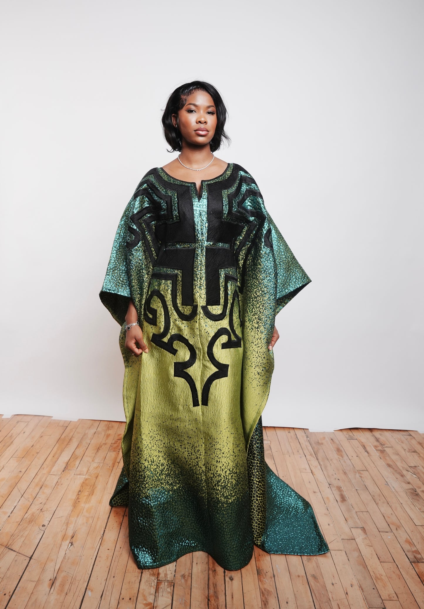 The Amira Azure Kaftan