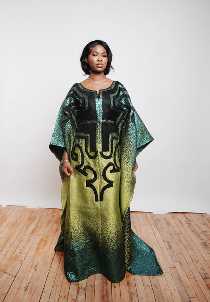 The Amira Azure Kaftan