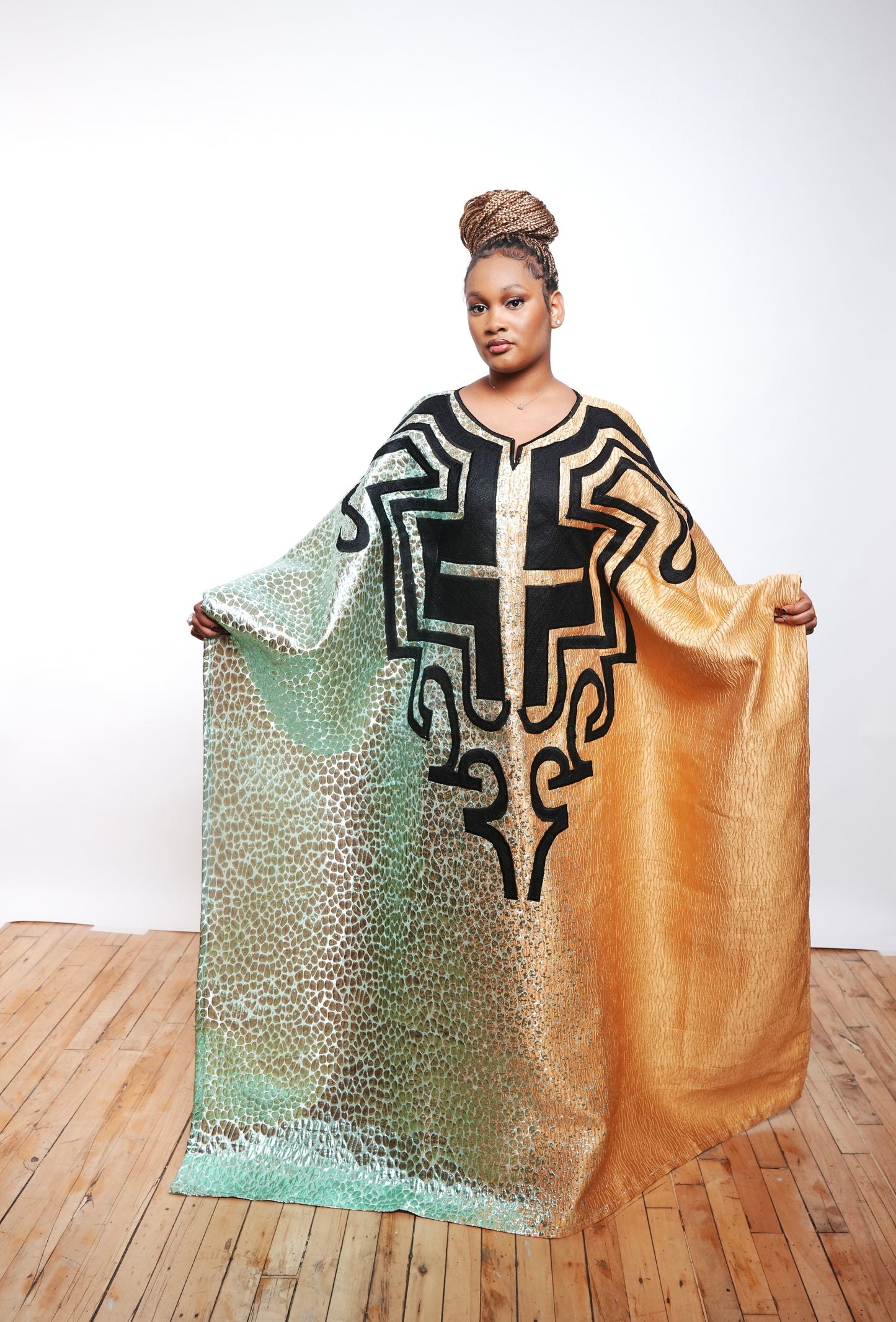 The Amira Azure Kaftan