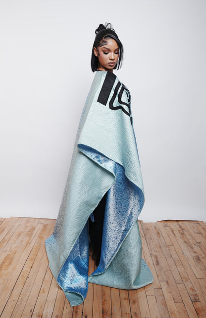 The Amira Azure Kaftan