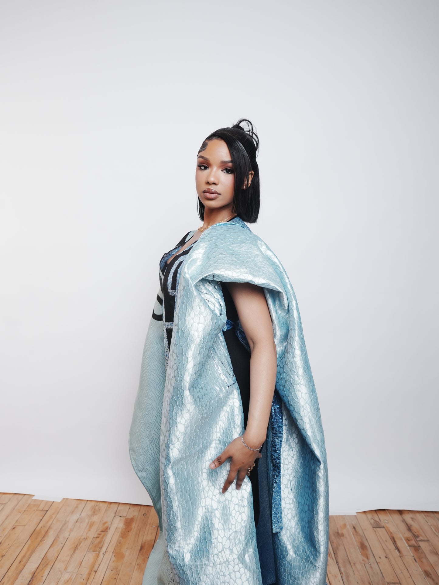 The Amira Azure Kaftan