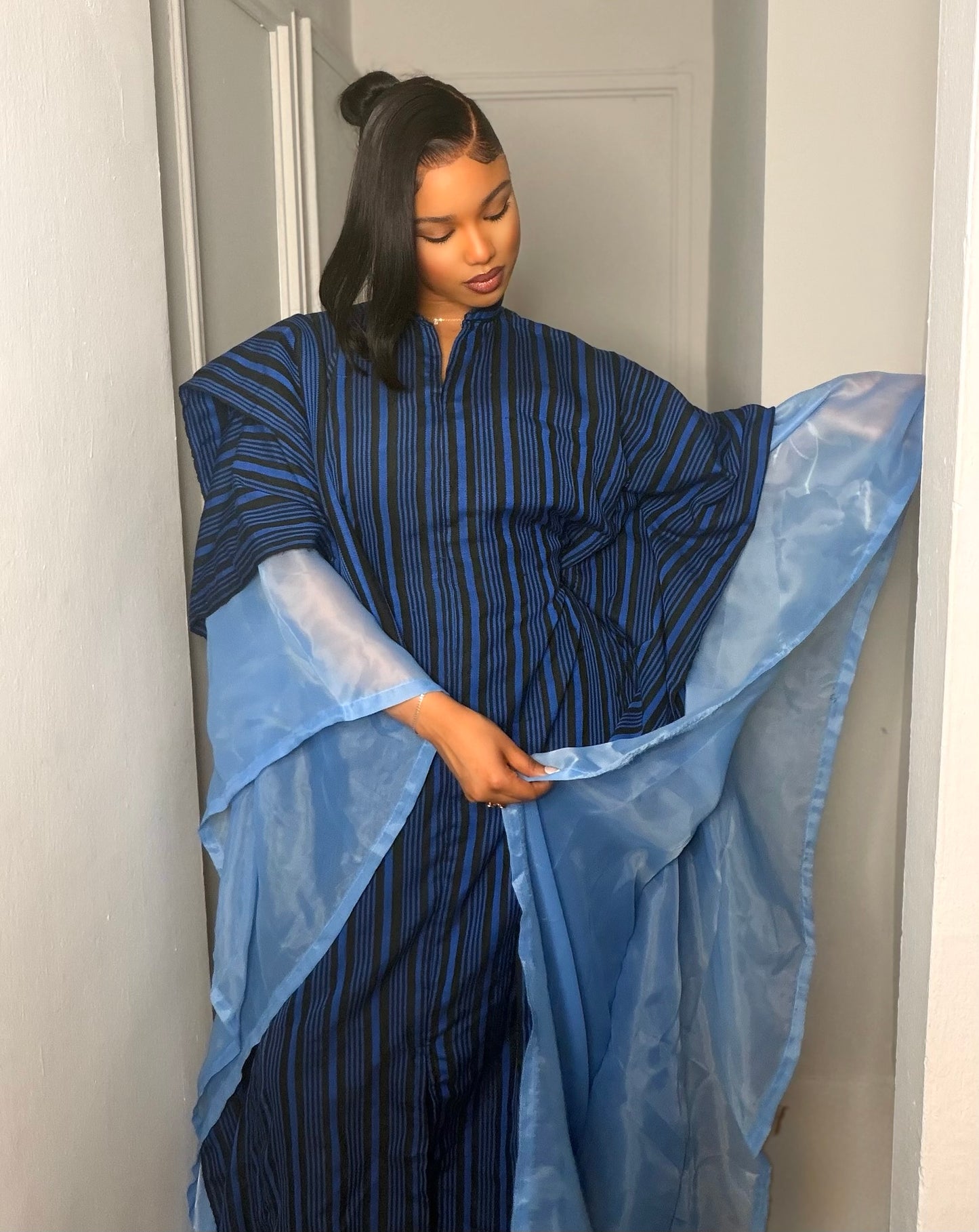Fulani Ocean Stripe Bubu