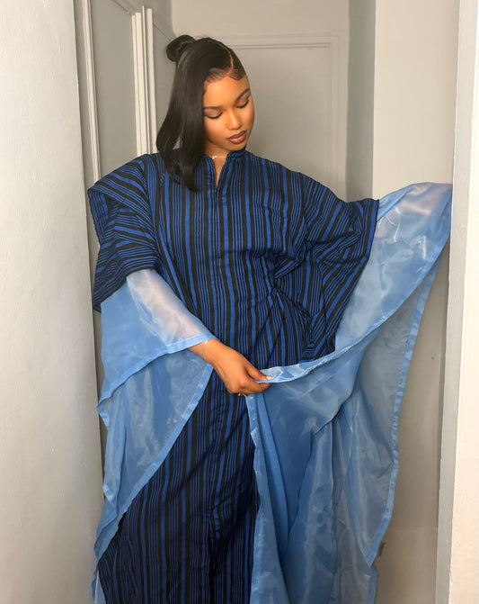 Fulani Ocean Stripe Bubu