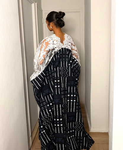 Fulani Noir Lace Bubu