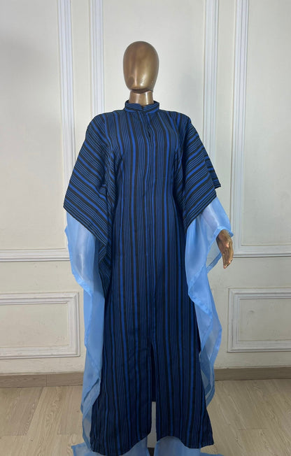 Fulani Ocean Stripe Bubu